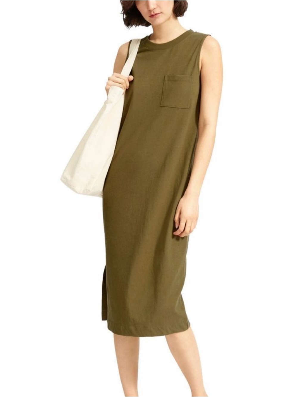 Everlane Long Weekend Cotton tank dress XL